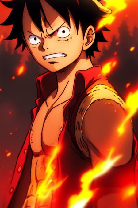 02032-2776295941-1boy, wanostyle, monkey_d_luffy, angry looking, straw_hat, looking_at_viewer, solo, upper_body, (((masterpiece))), ((best qualit.png